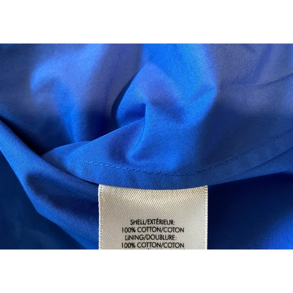 Alice + Olivia Nella Embroidered Blue Eyelet Flared Mini Dress - Picture 14 of 15